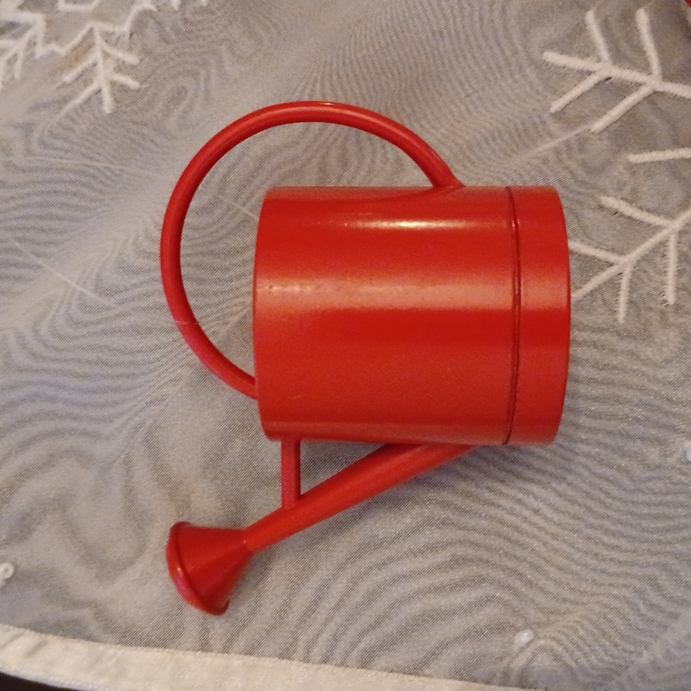 Department 56 red watering can ornament